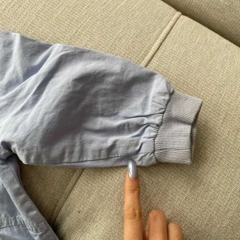 Baby Blue Crocodile Onesie